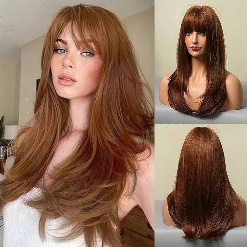 Haircube Reddish Brown Wig